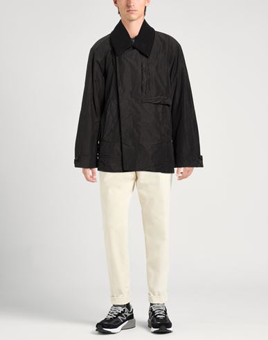 Man Jacket Charcoal Size L Cotton, Virgin Wool, Polyamide