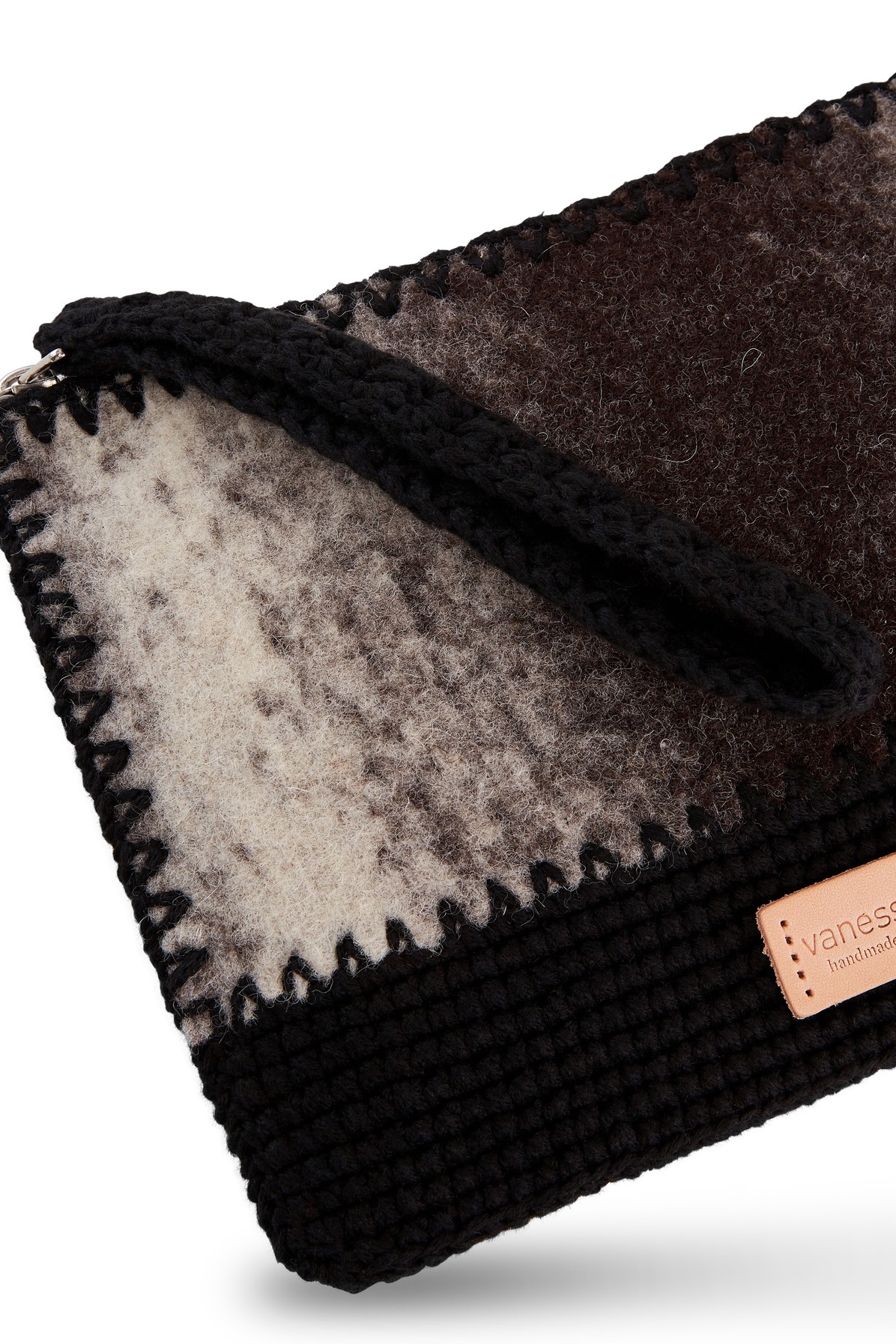 Felt zipped pouch