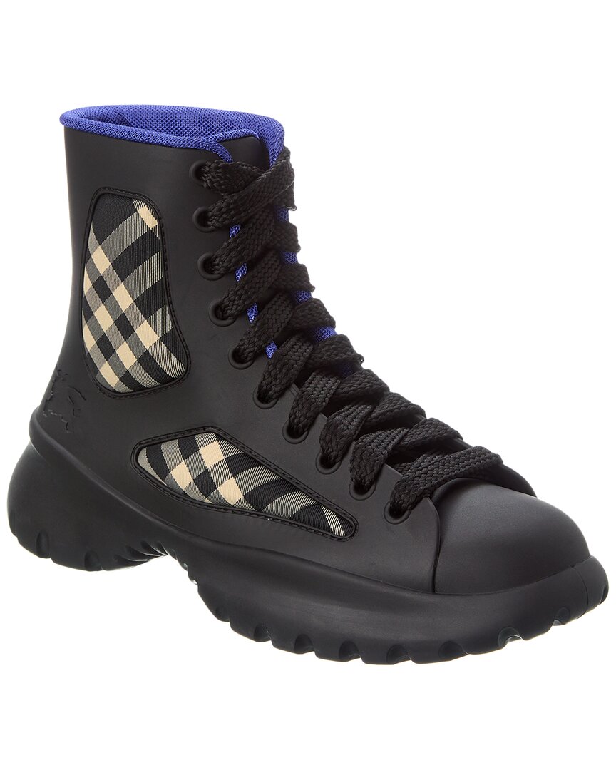Boulder Lace-Up Rubber & Canvas Boot