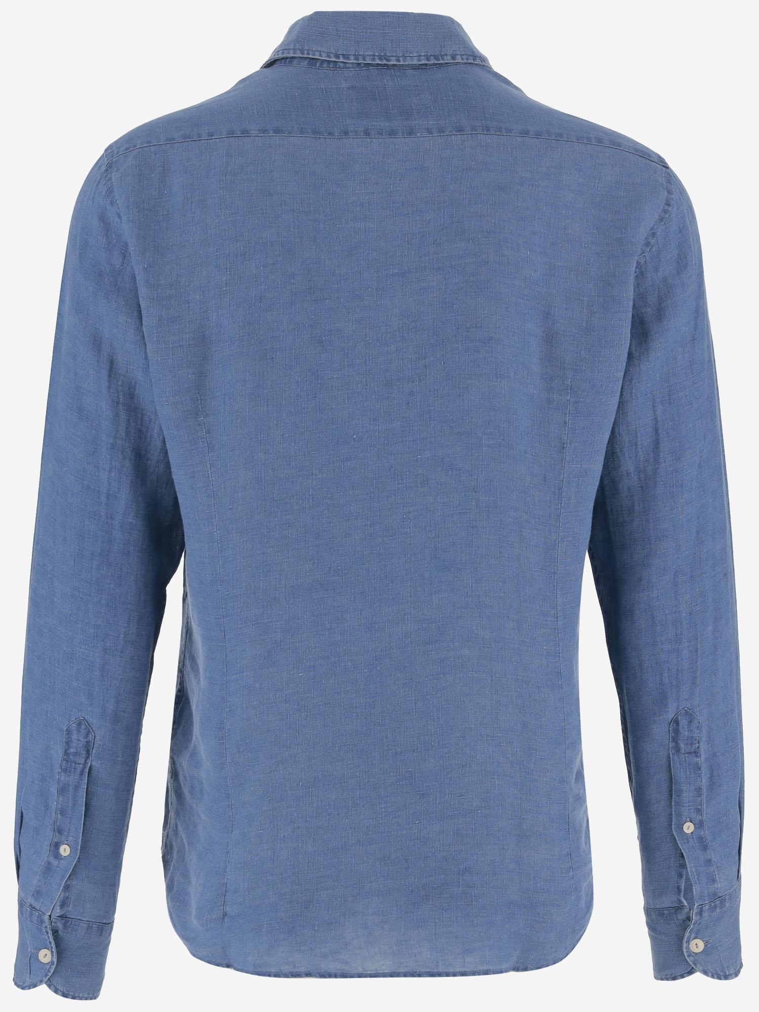 Linen Shirt — Navy