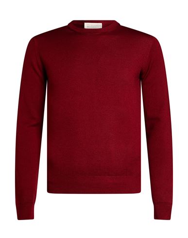 Man Sweater Brick Size 34 Wool