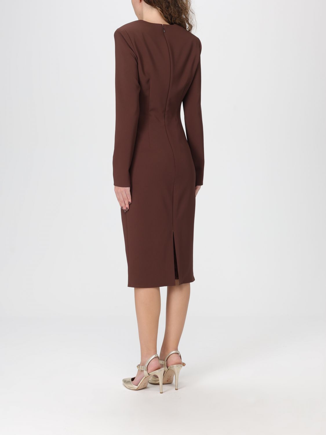 Dress Woman color Wine