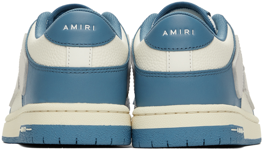 AMIRI Blue Skel-Top Low Sneakers