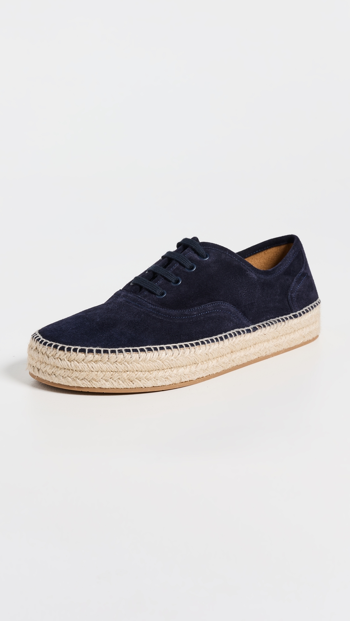 Laced-up Espadrilles Navy