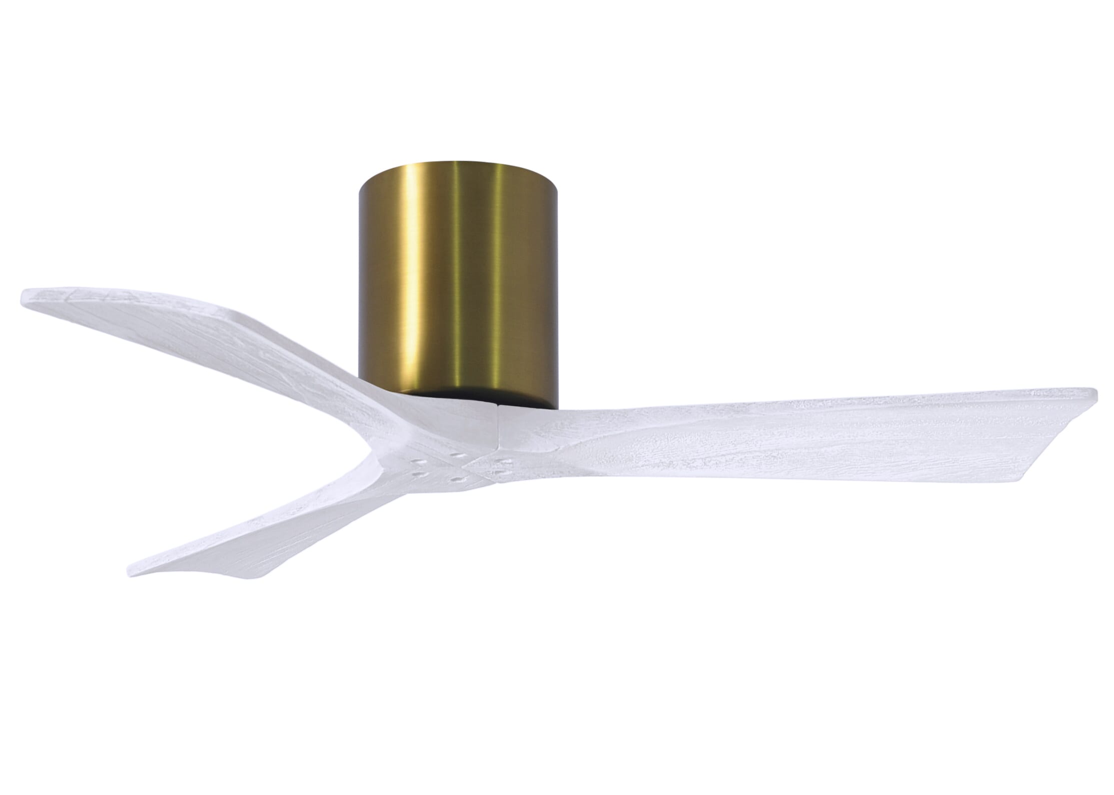 Irene 6-Speed " Ceiling Fan in Brushed Brass with Matte White blade