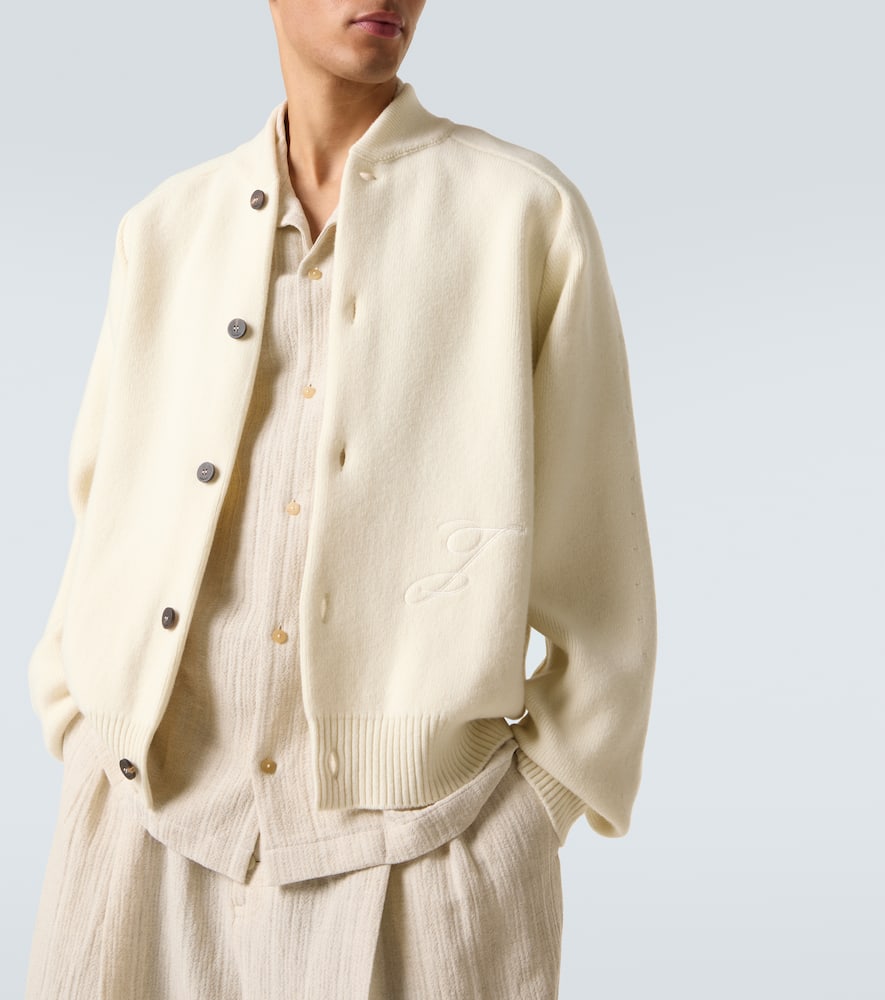 Pallone wool and cashmere cardigan