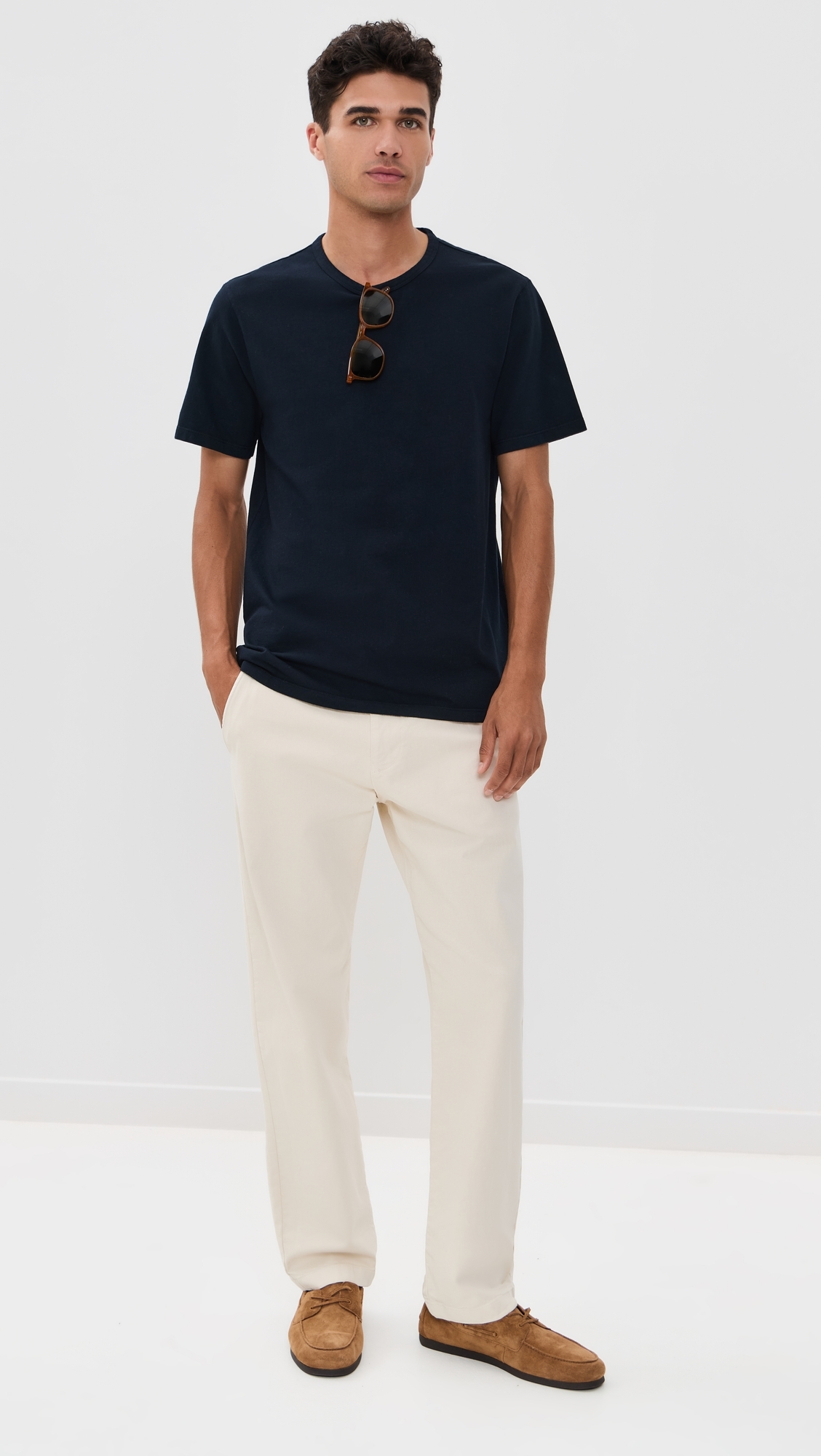 Garment Dye Crew Tee Washed Coastal
