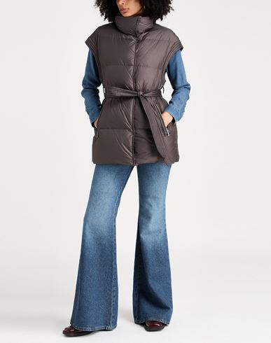 Woman Puffer Charcoal Size 4 Polyamide