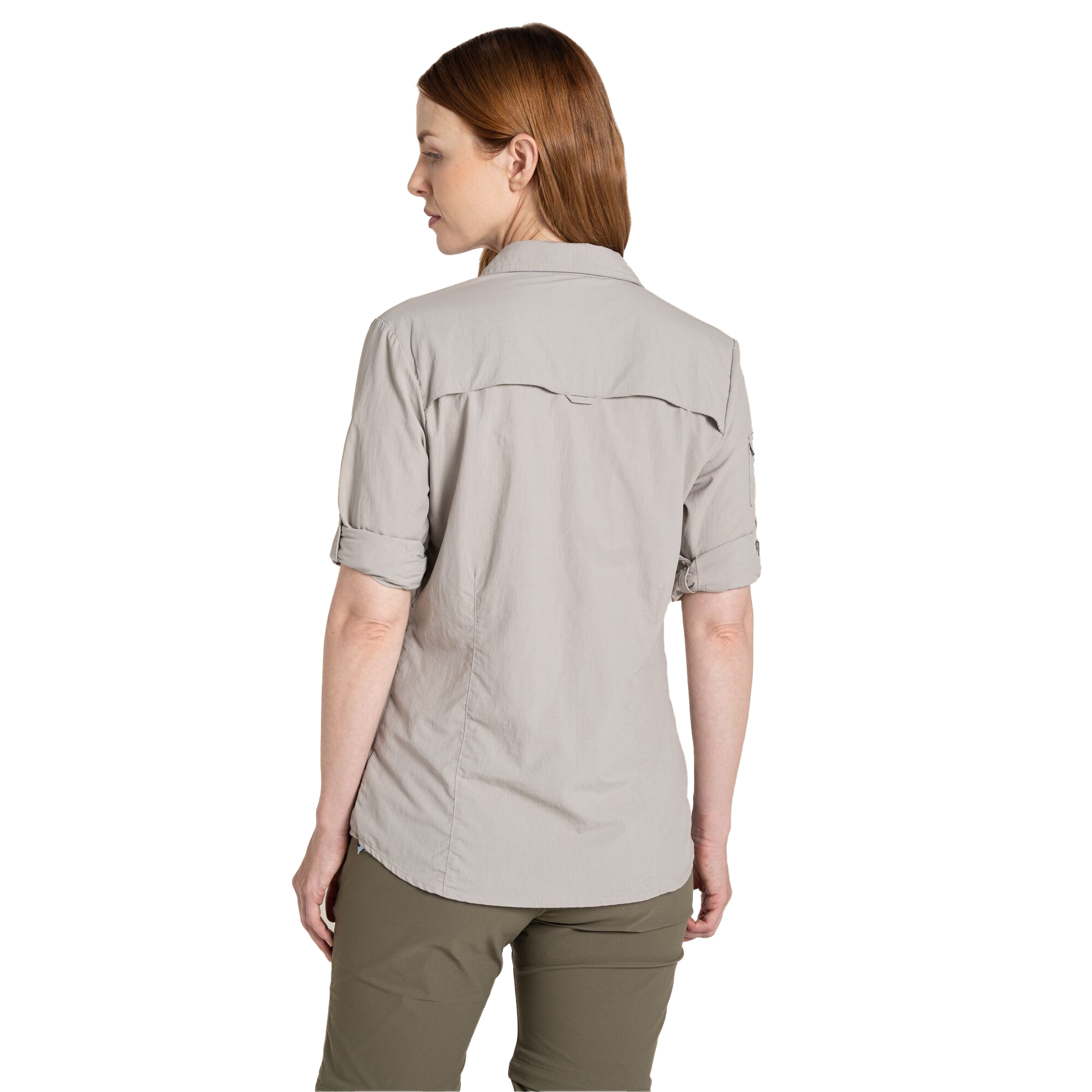 Craghoppers Womens/Ladies Adventure III Nosilife Long-Sleeved Shirt Soft Mushroom - Khaki
