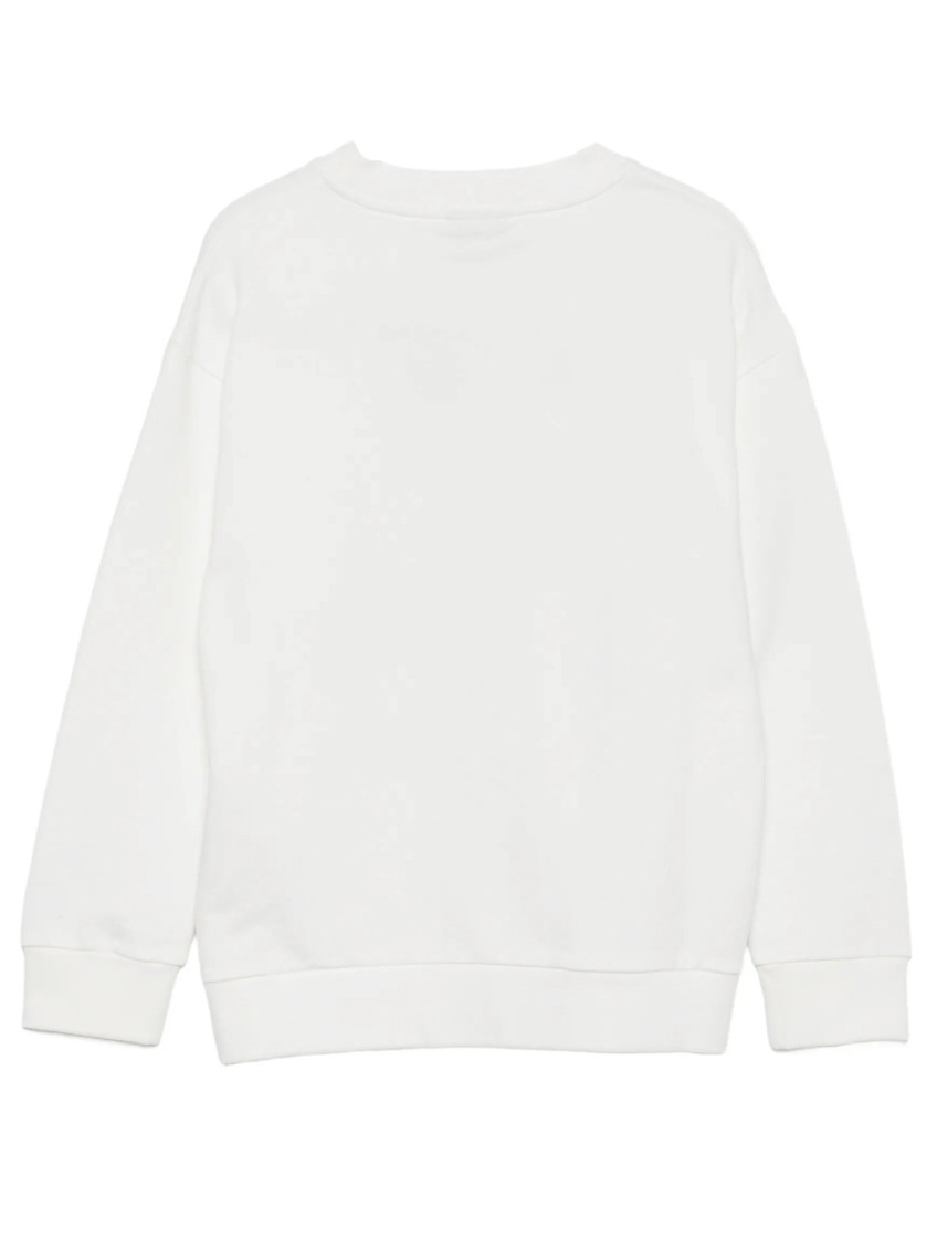 Girl White Logo Sweatshirt