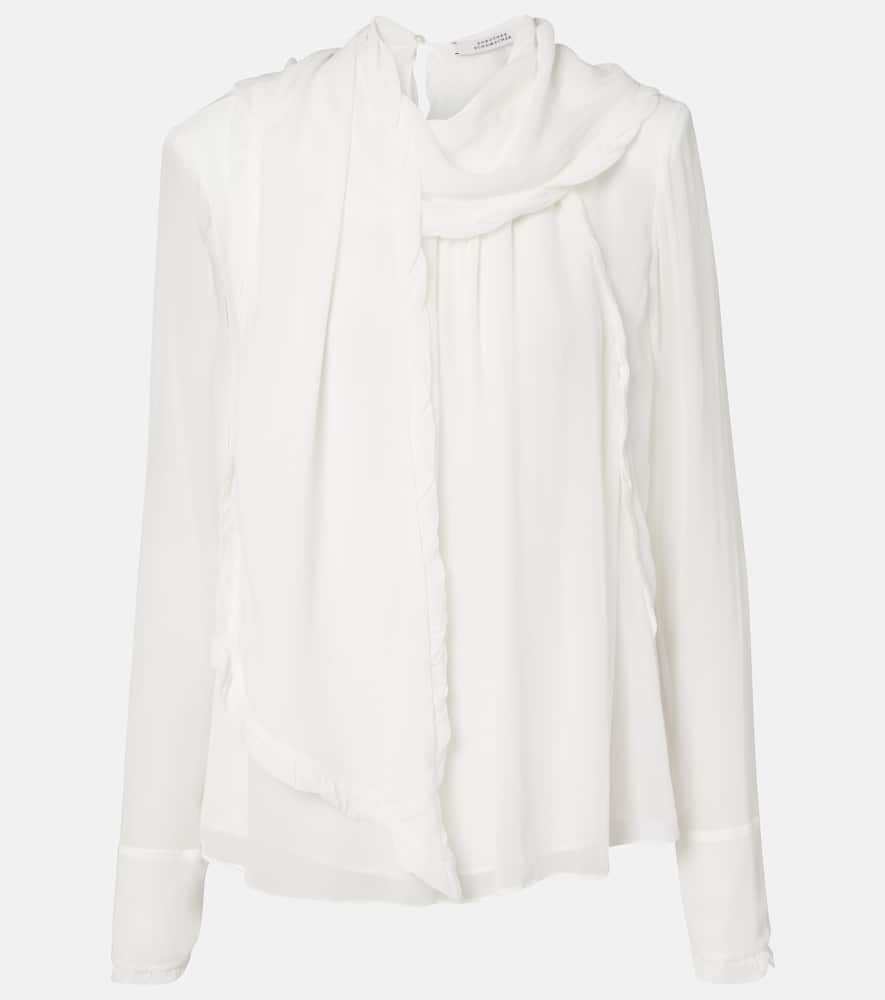 Sheer Twist georgette blouse