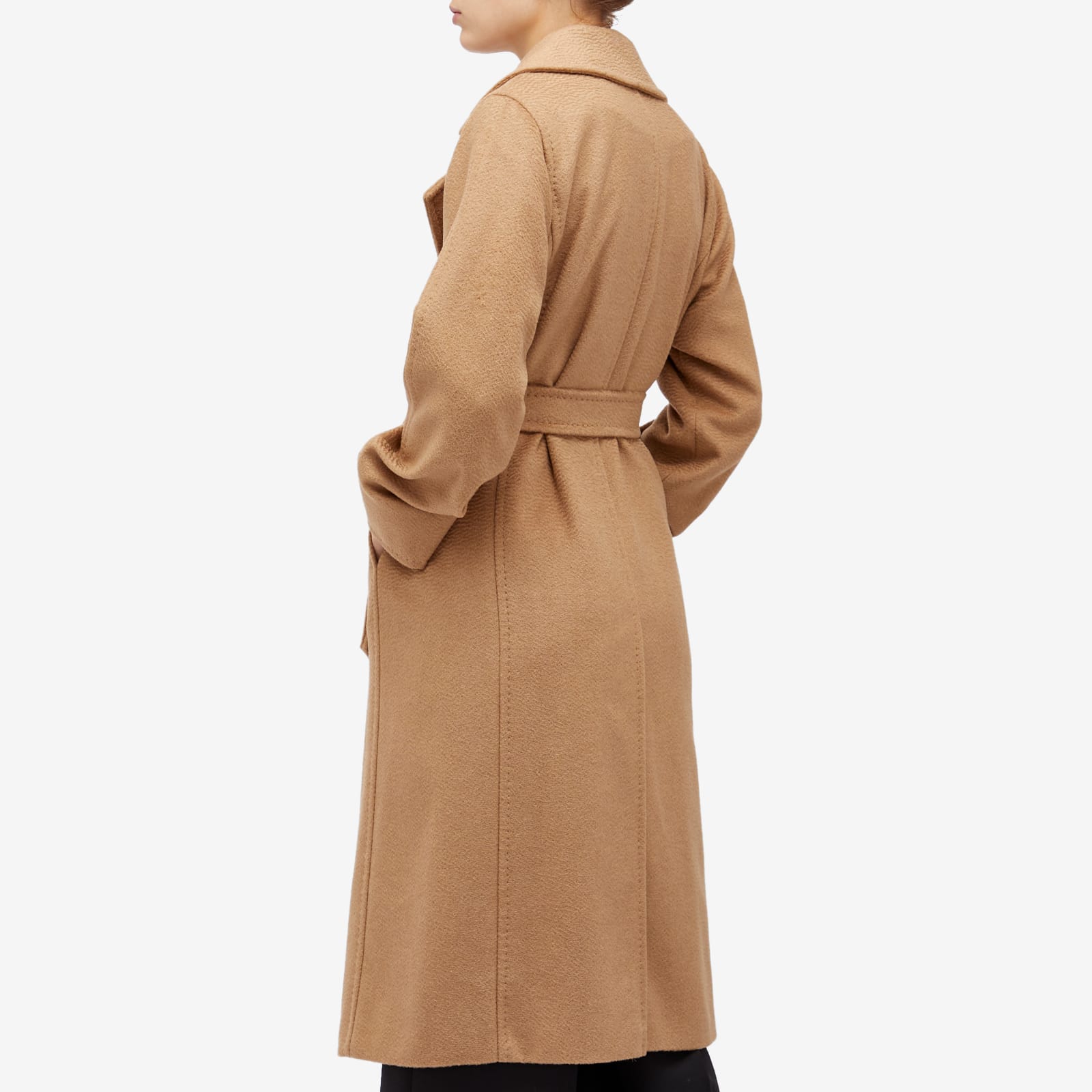 Women's Wool Maxi Coat in Camel