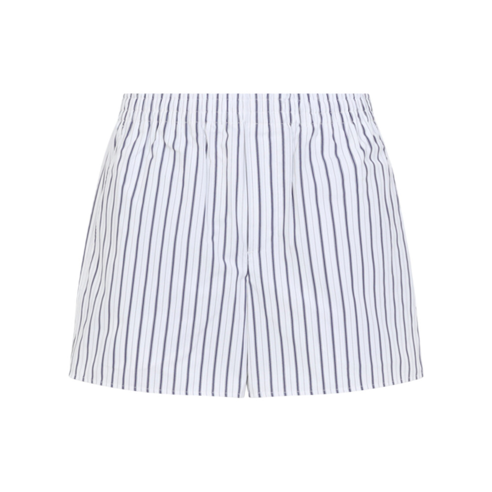 White Stripes Shorts