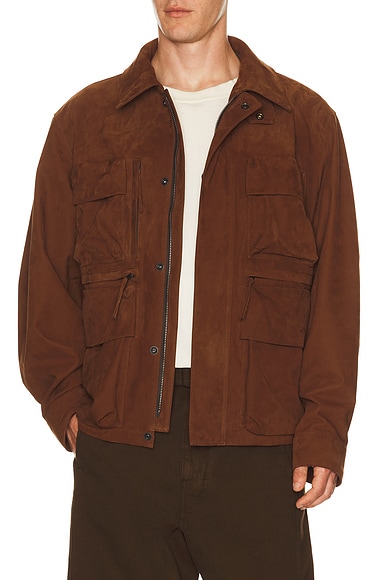 Lemaire Reporter Jacket in Cigar - Brown. M also in