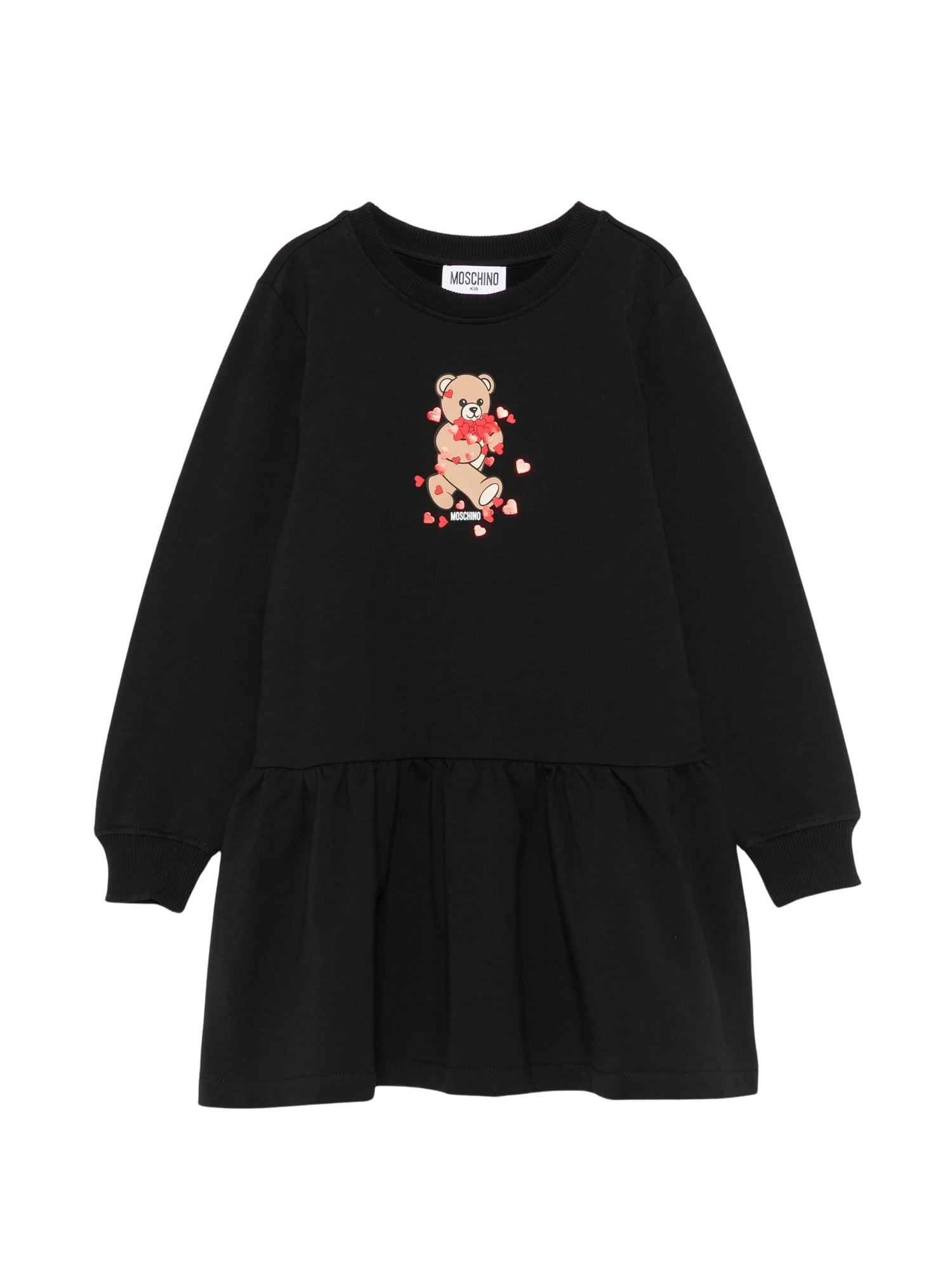Bear Graphic Sweatshirt Dress
