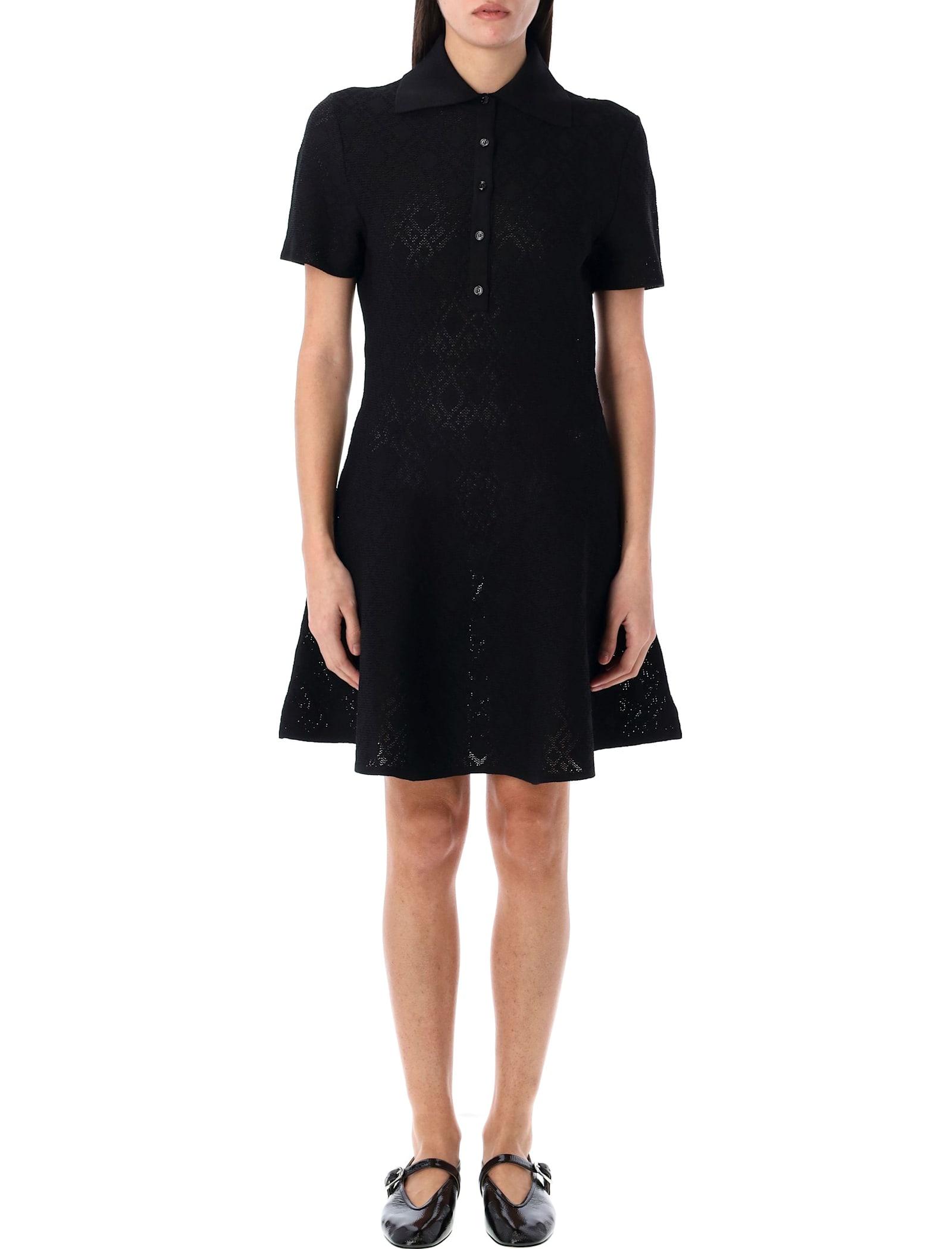 Polo Dress In Monogram 72 Jacquard