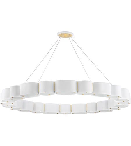 Corbett Opal 22-Light Transitional Chandelier in Soft White And Vintage Bra