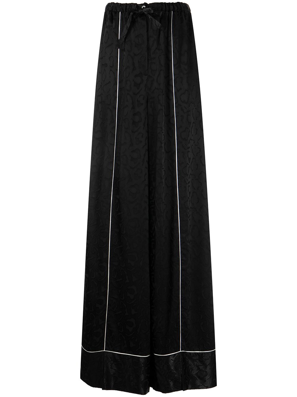 Jacquard pyjama trousers - Black