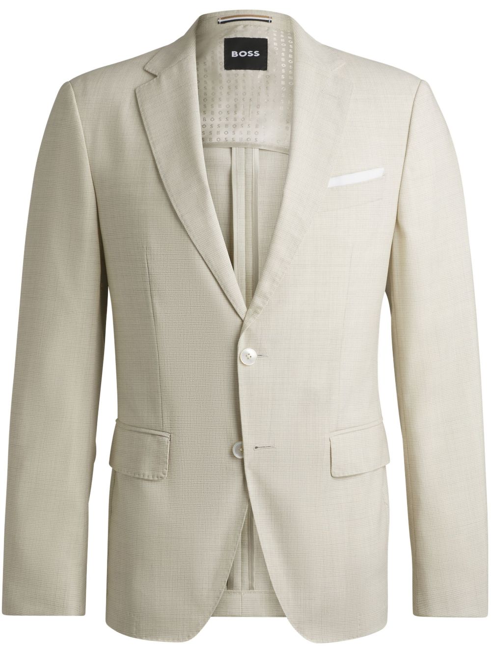 BOSS single-breasted blazer - Neutrals