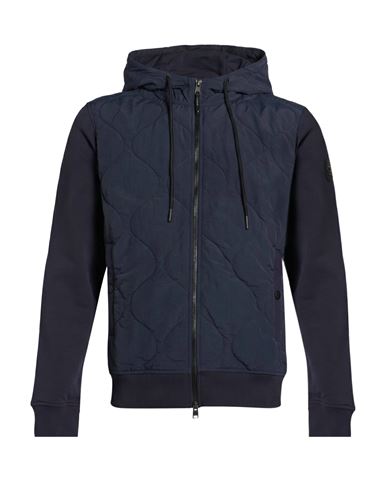 Man Jacket Navy Size S Cotton, Polyester