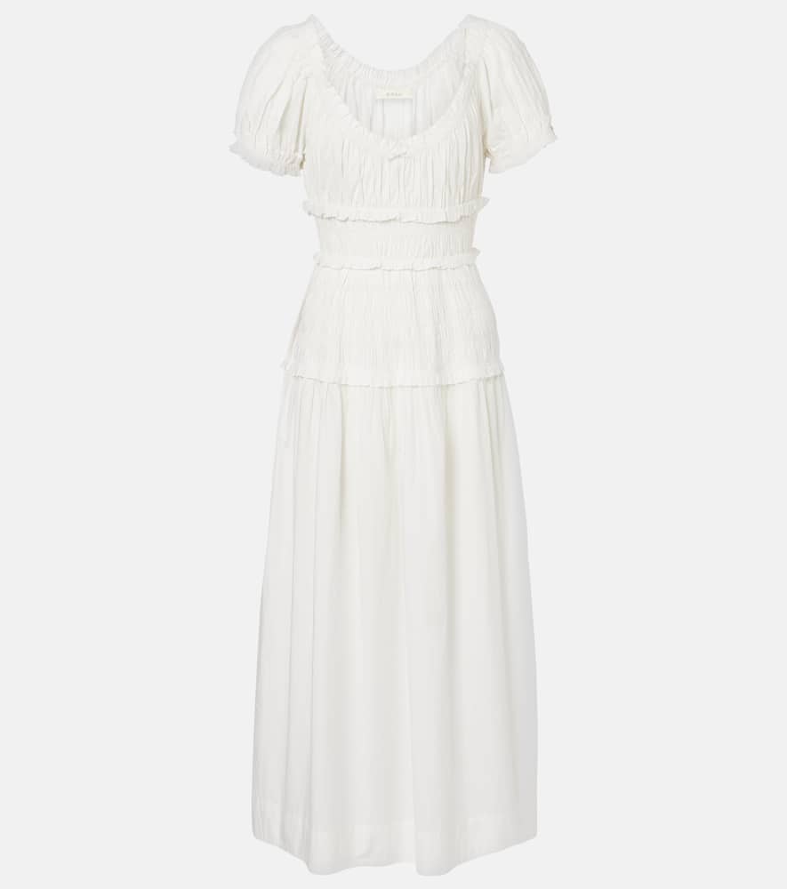 Dôen Leanne cotton poplin midi dress
