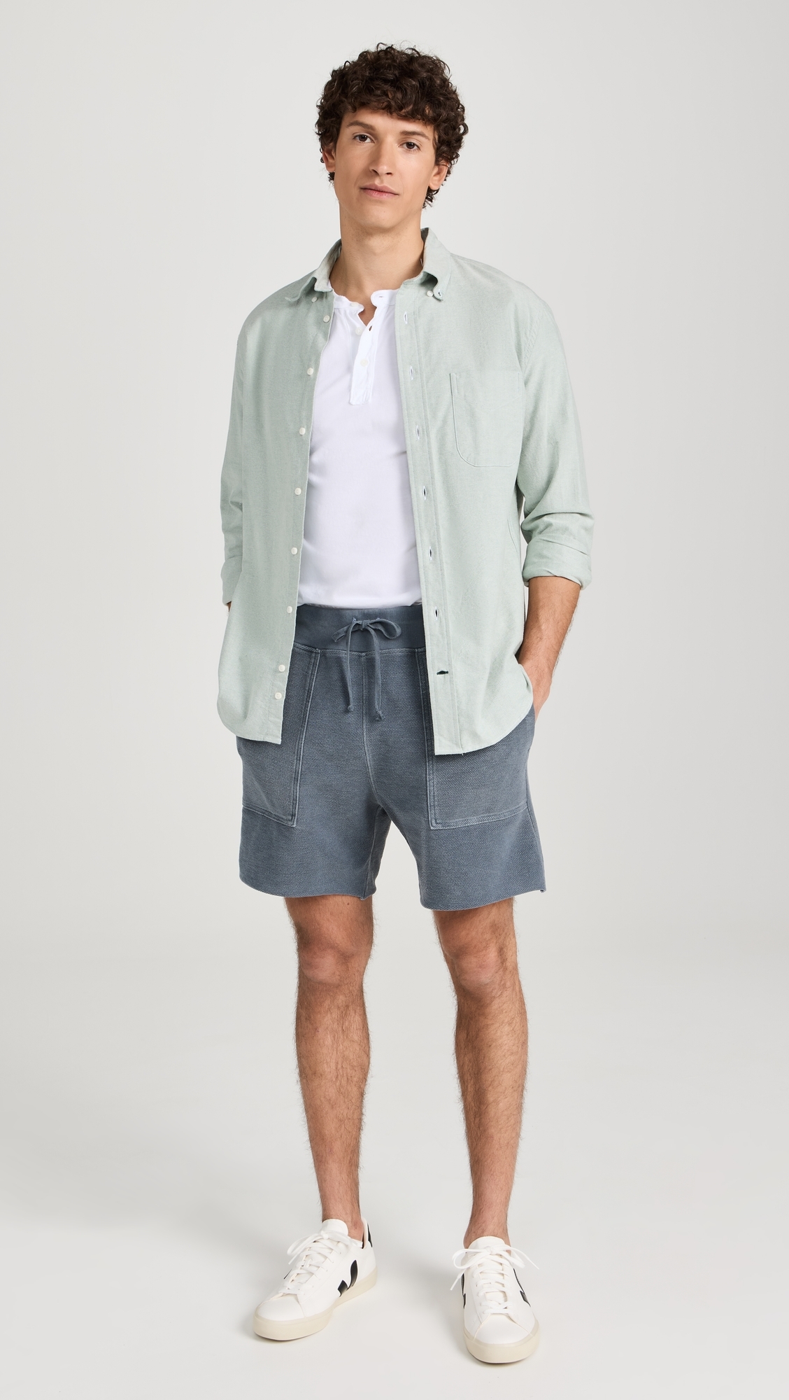 Twillback Terry Utility Sweat Shorts Navy
