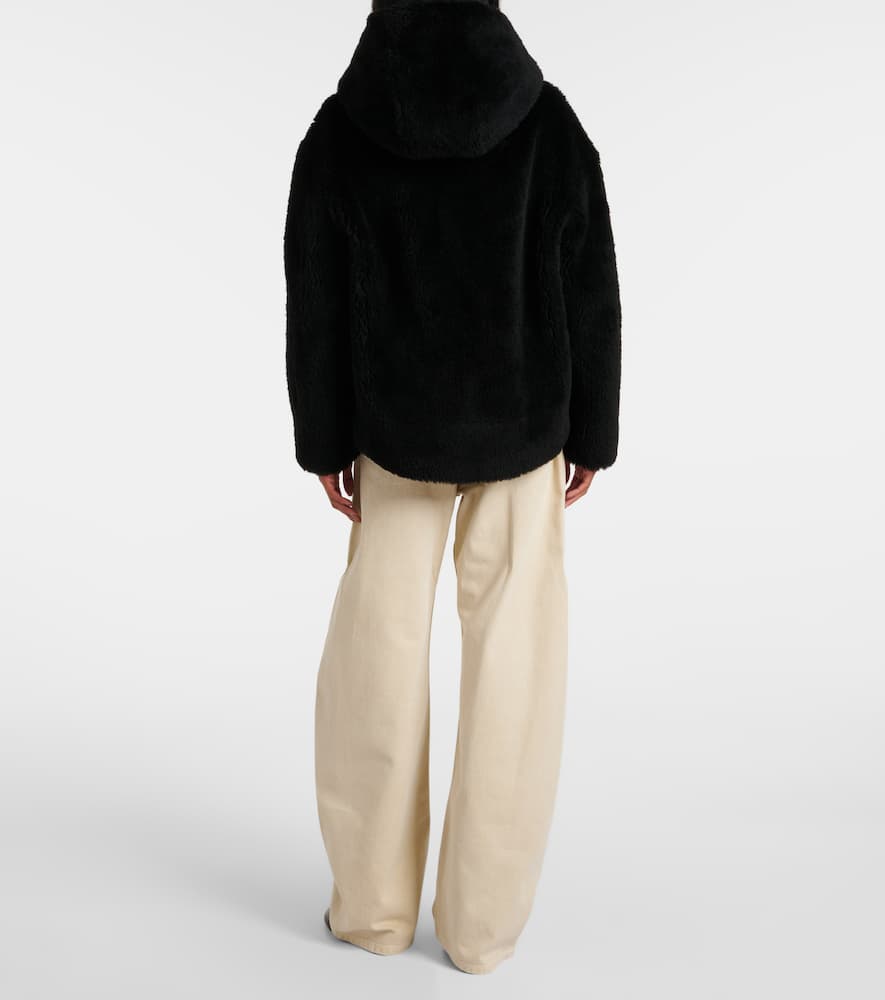 Meteo wool faux fur jacket