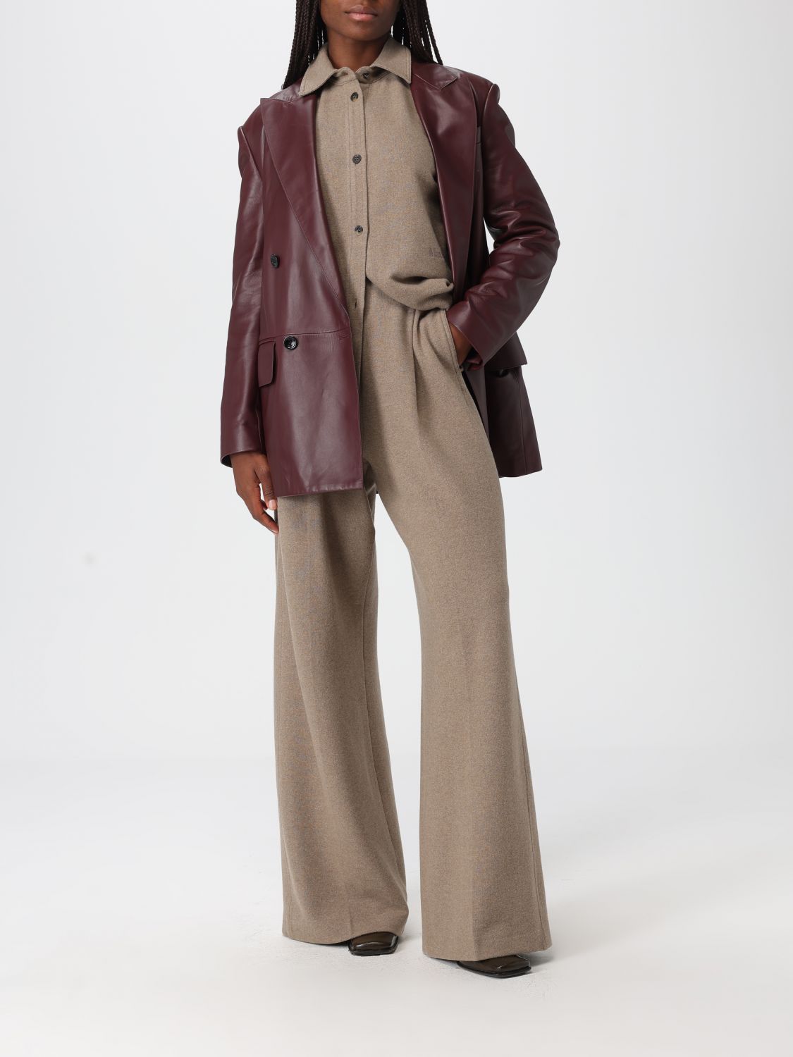 Blazer Woman color Cherry