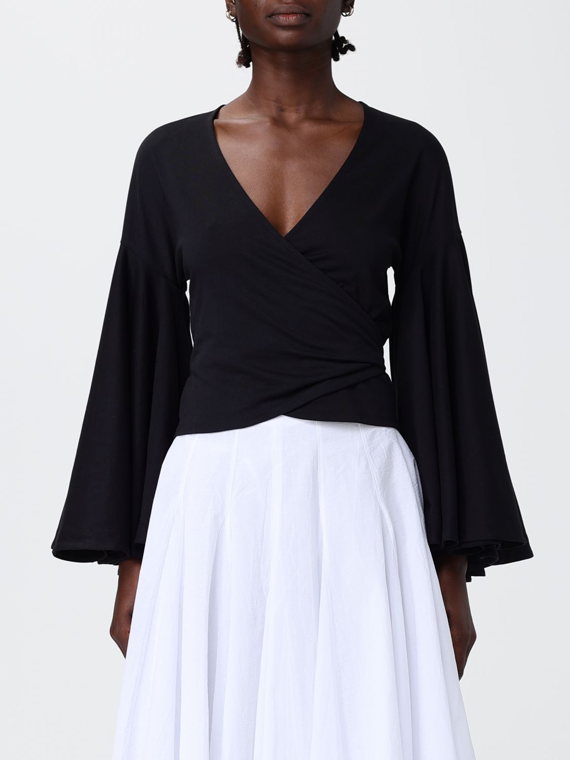 Top Woman color Black