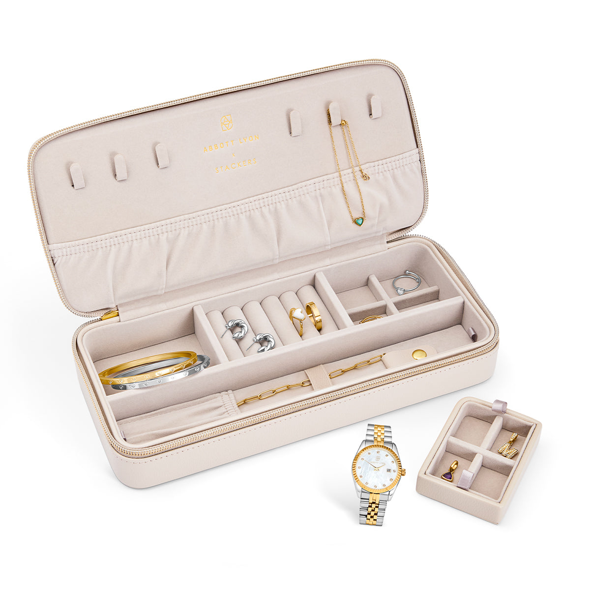 Stackers x Oatmeal Sleek Jewelry Box