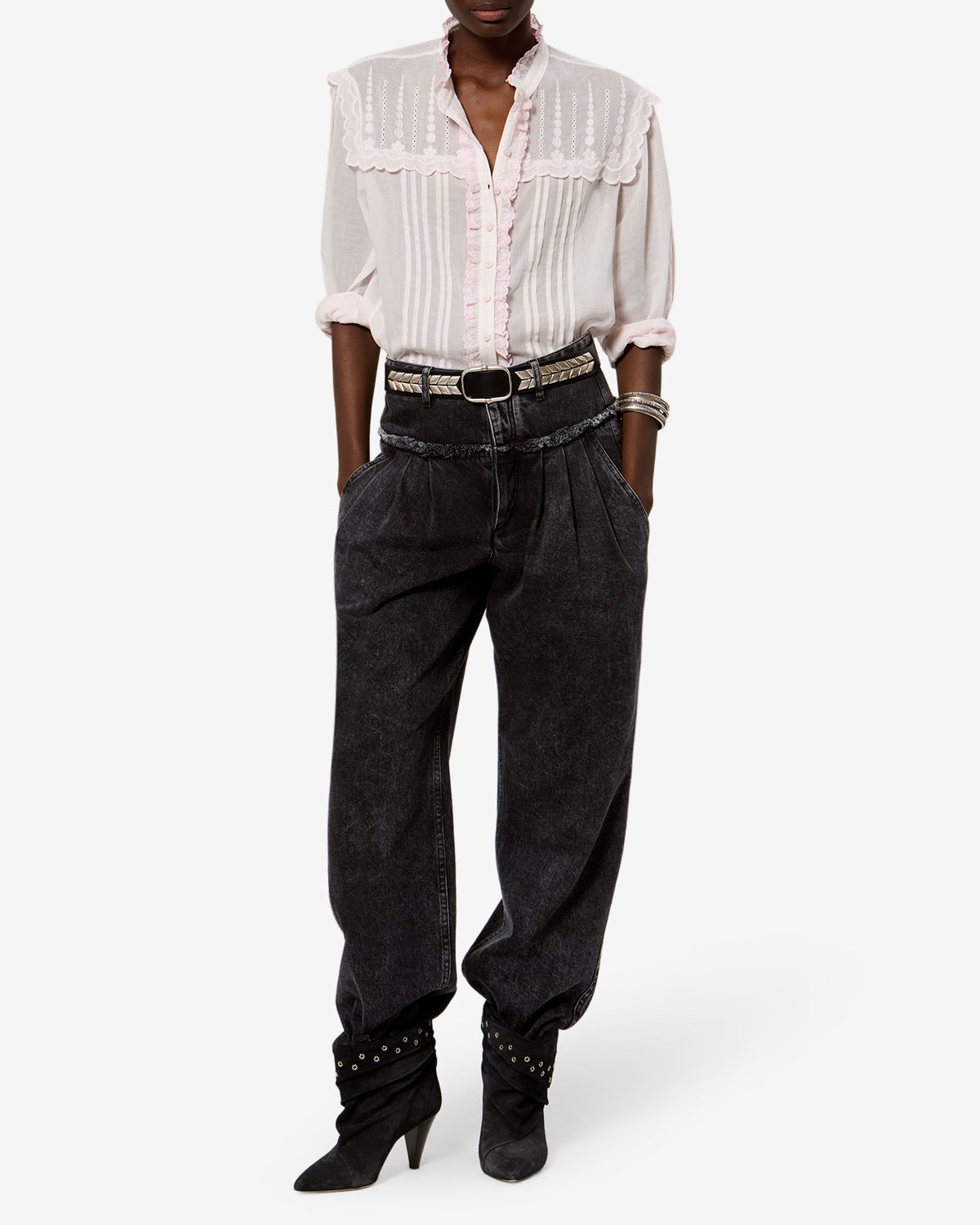 Iniza Pants - Women - Black - Size 34 - Marant Étoile