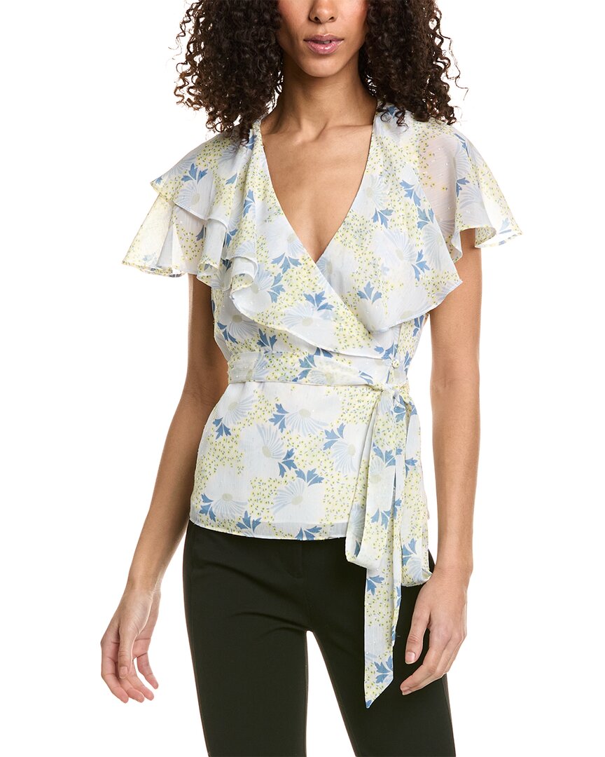 Ruffle Wrap Blouse