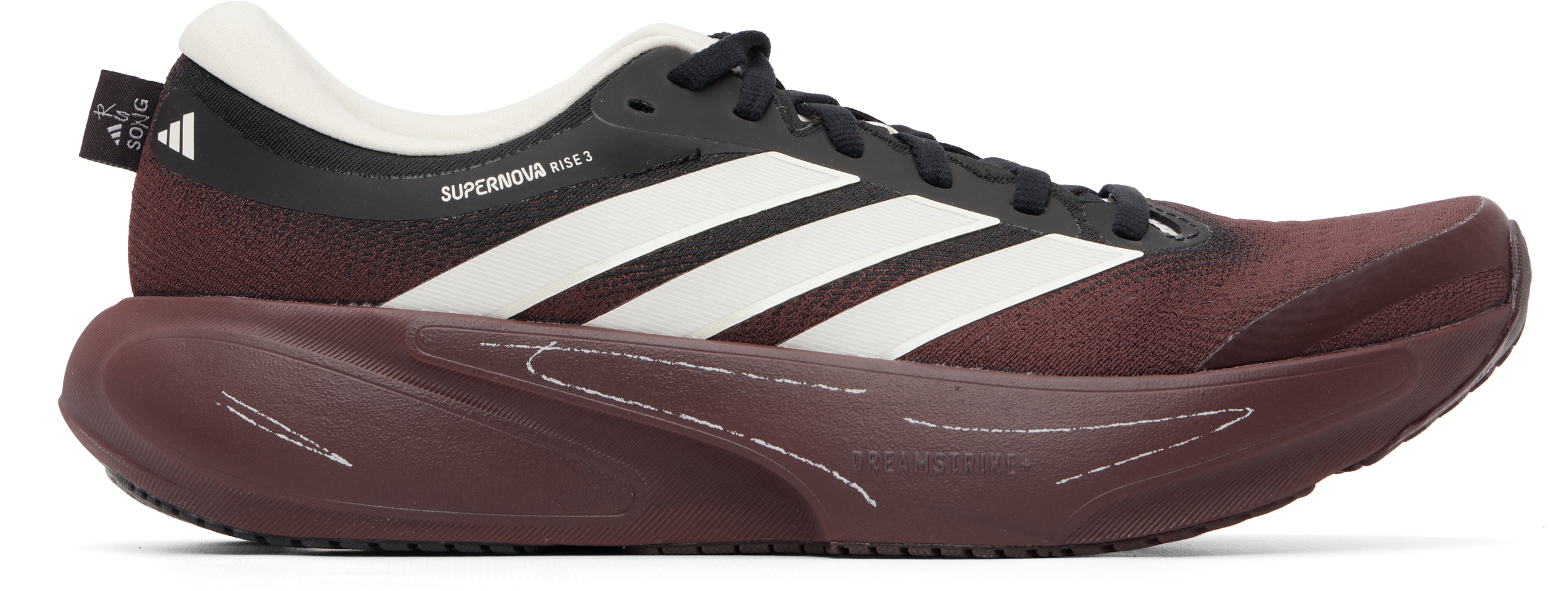 Burgundy adidas Originals Edition ADIRUN01 Supernova Rise 3 Sneakers
