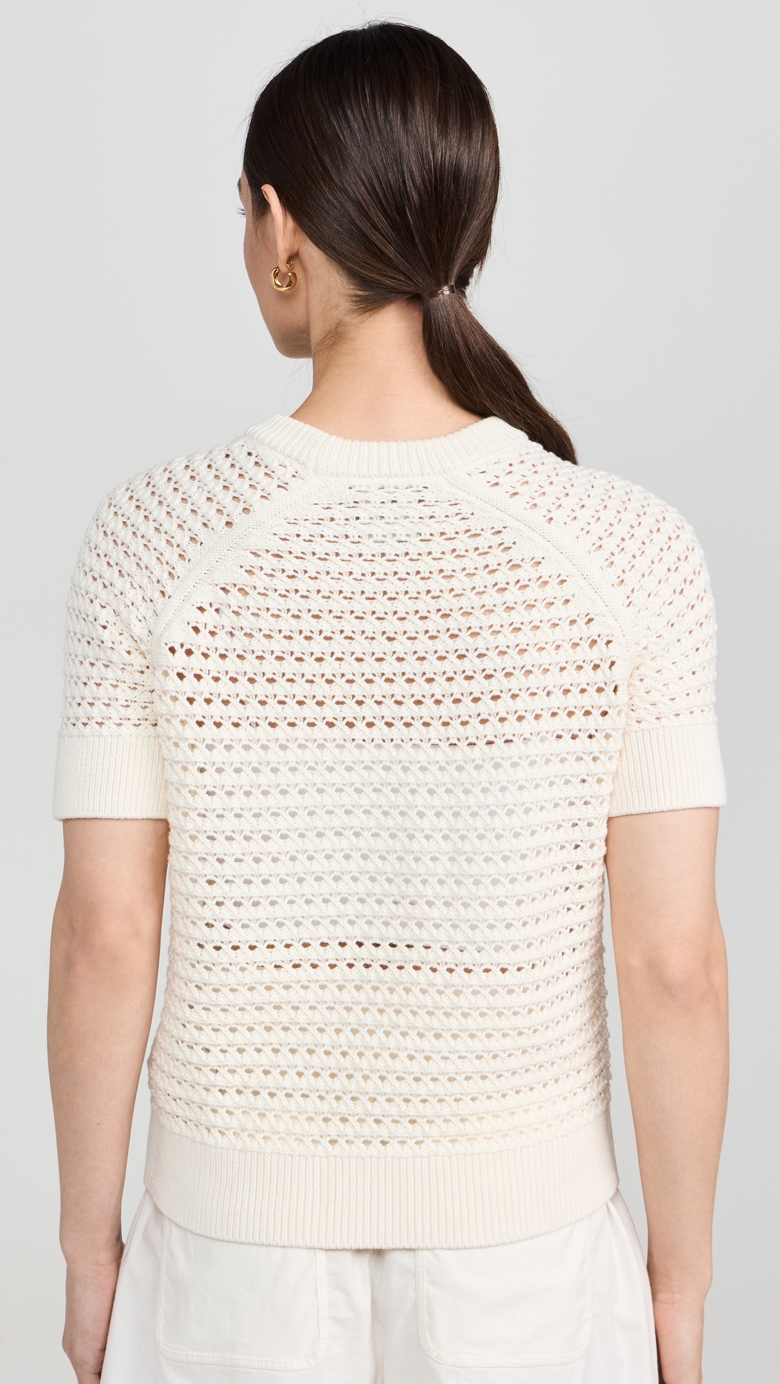 Alva Knit Tee Egret