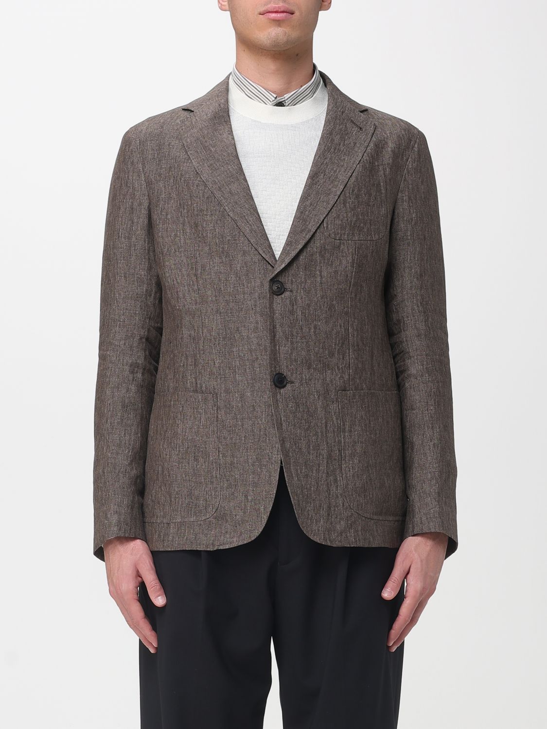 Blazer Men color Brown