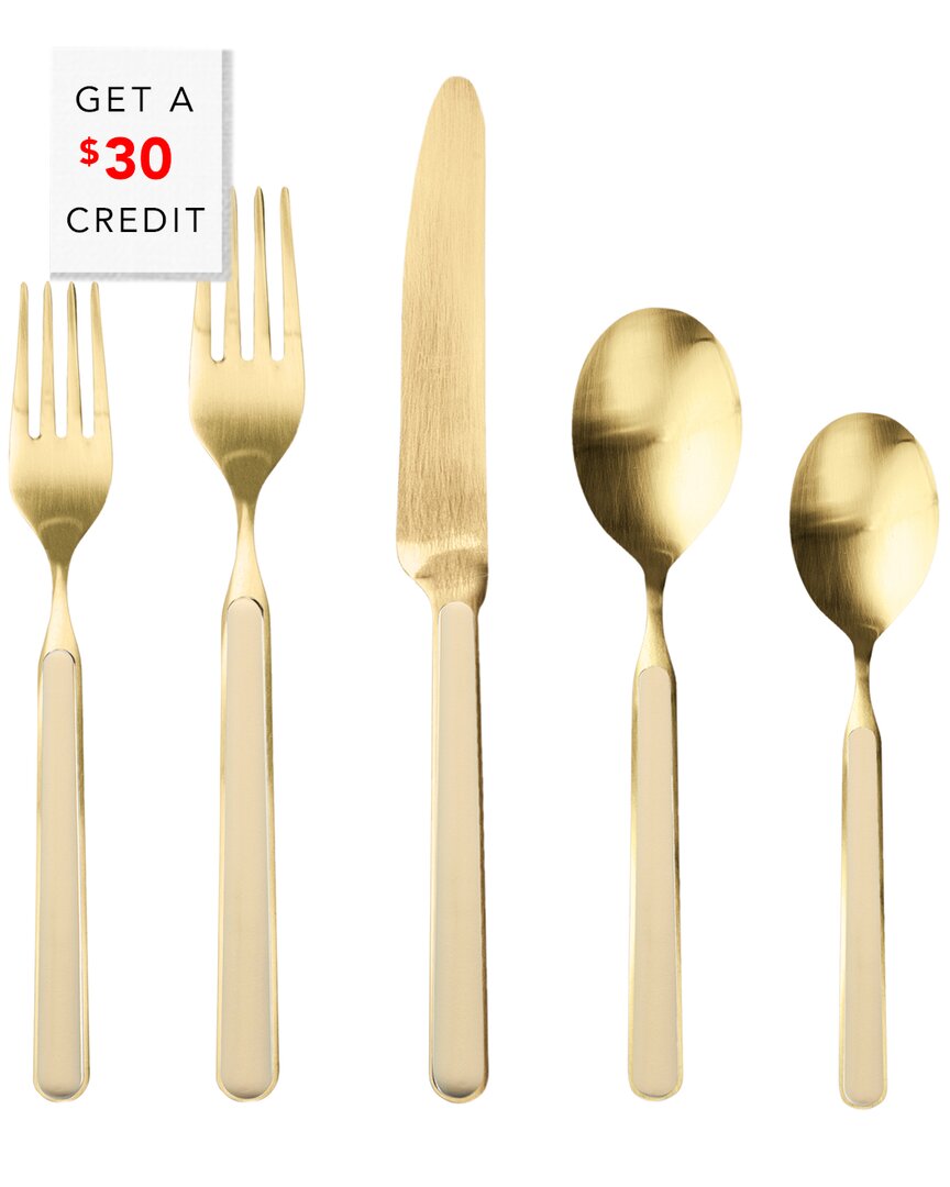 5Pc Fantasia Ice Flatware Set With $30 Credit
