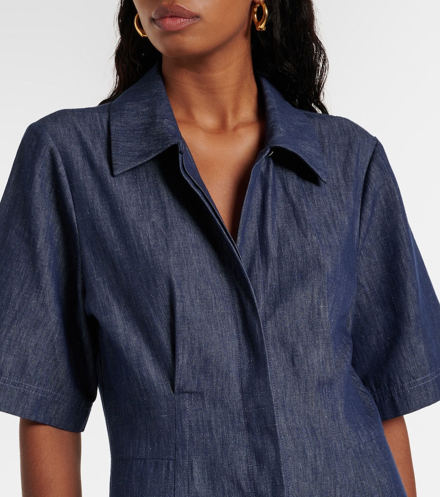 Denim shirt dress