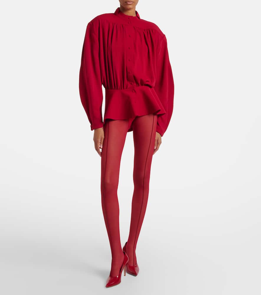 Re/edit Hiver Russe crêpe twill blouse