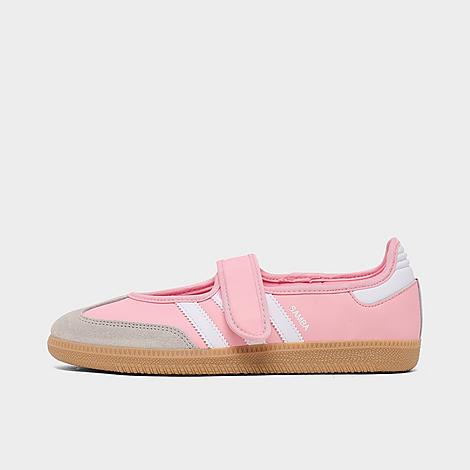Girls' Big Kids Originals Samba Jane Casual Shoes in Light Pink/Cloud White/Gum