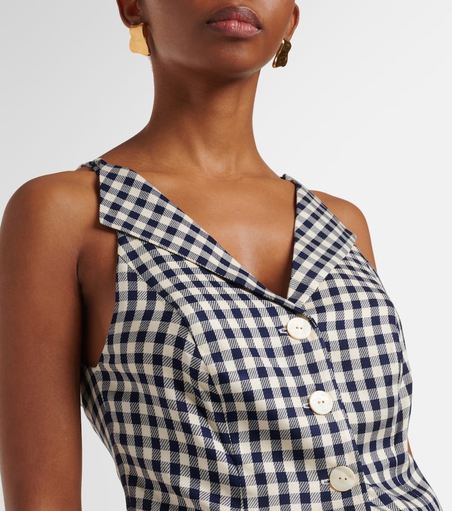 Tiggy checked vest
