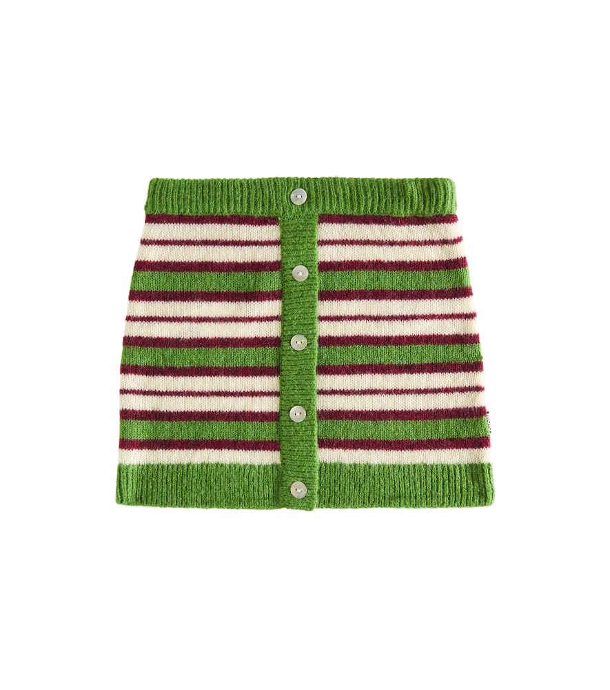 Molo Geraldine striped wool-blend cardigan