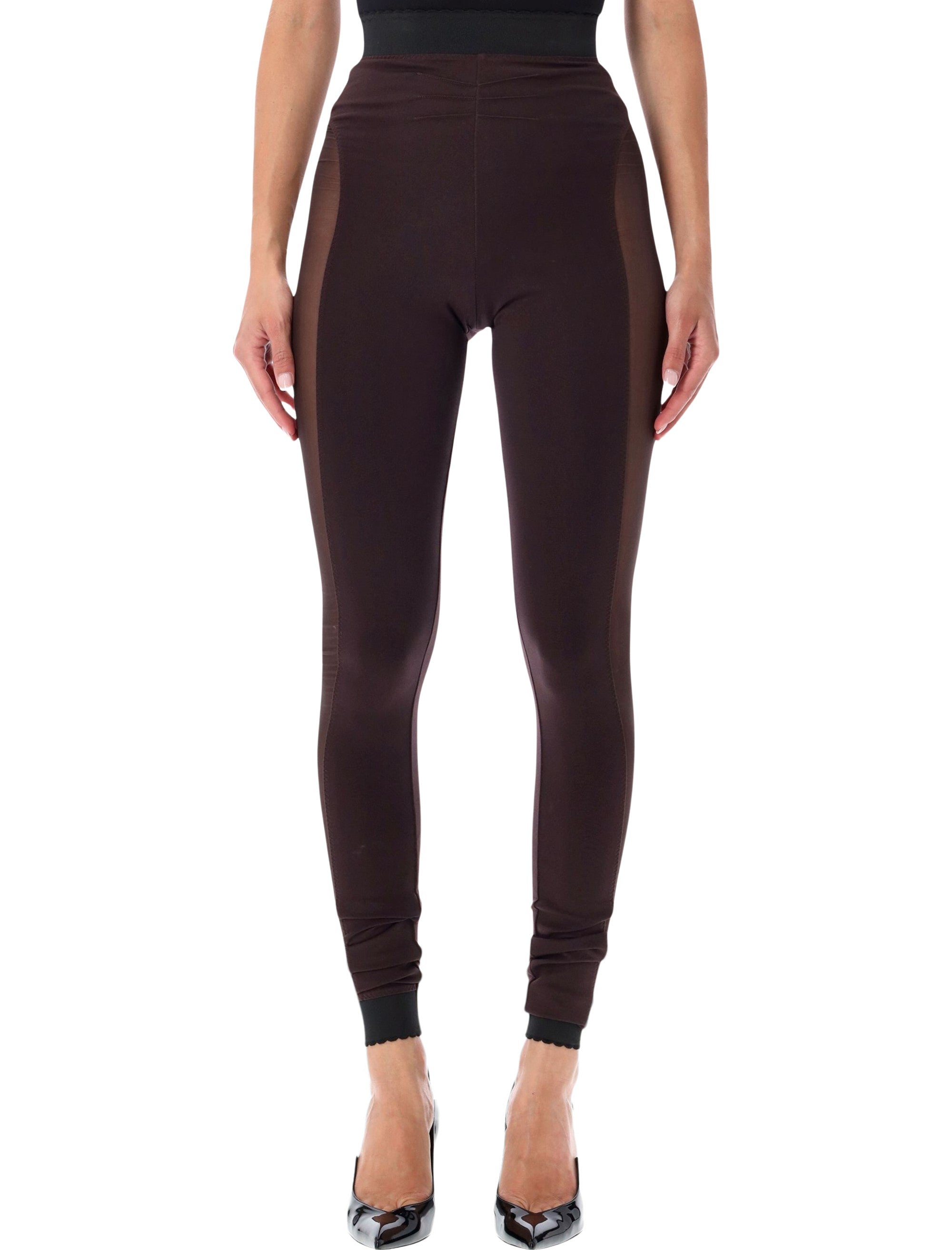 Stretch Viscose-Blend Trousers