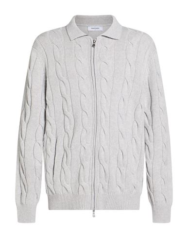 Man Cardigan Light grey Size 48 Virgin Wool, Viscose, Cashmere