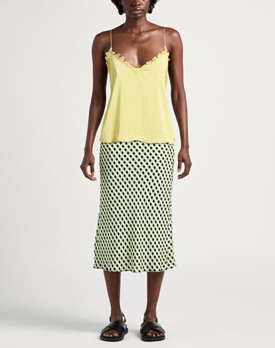 Woman Top Yellow Size L Polyester
