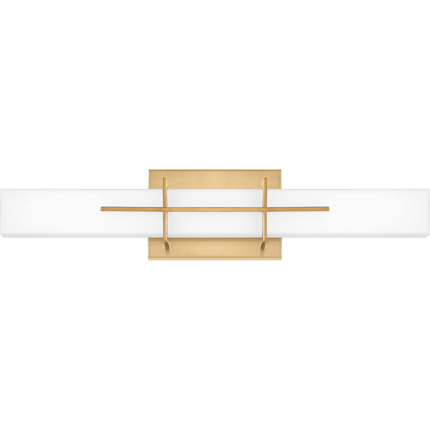 Gemini LED Bathroom Vanity Light in Aged Bra