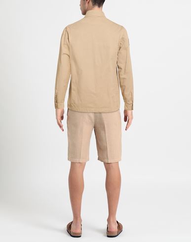 Man Shirt Beige Size XL Cotton