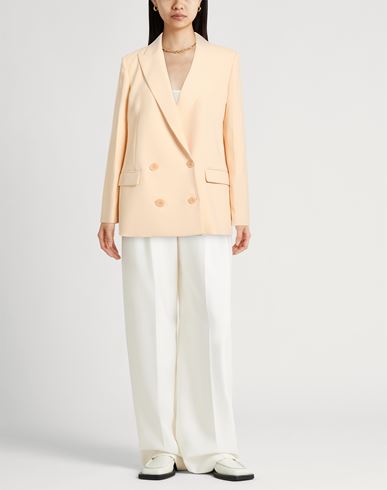 Woman Blazer Beige Size 8 Polyester, Elastane