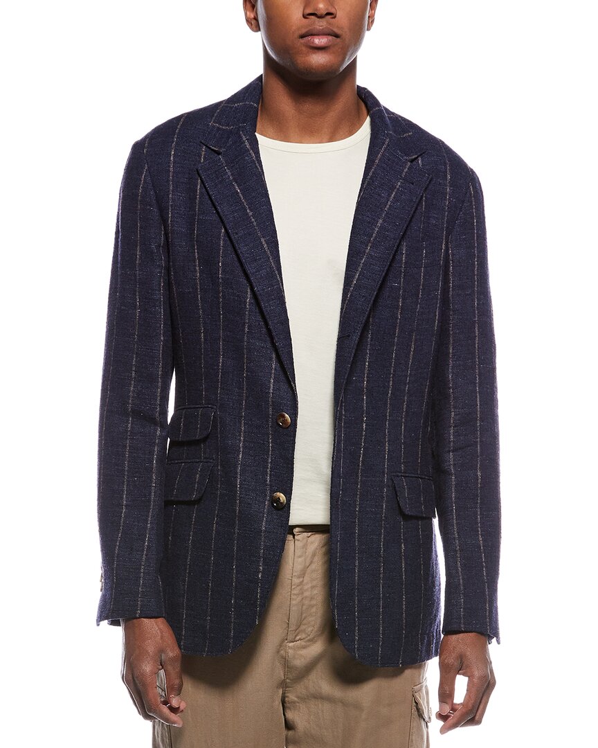 Linen & Wool-Blend Blazer