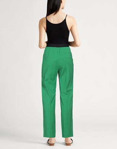 Woman Pants Emerald green