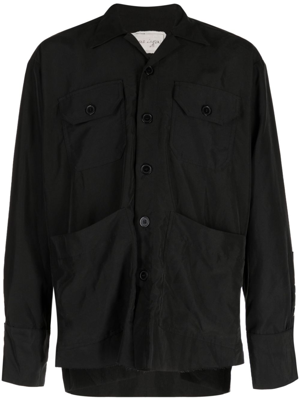 Souvenir Boxy Studio button-up shirt - Black